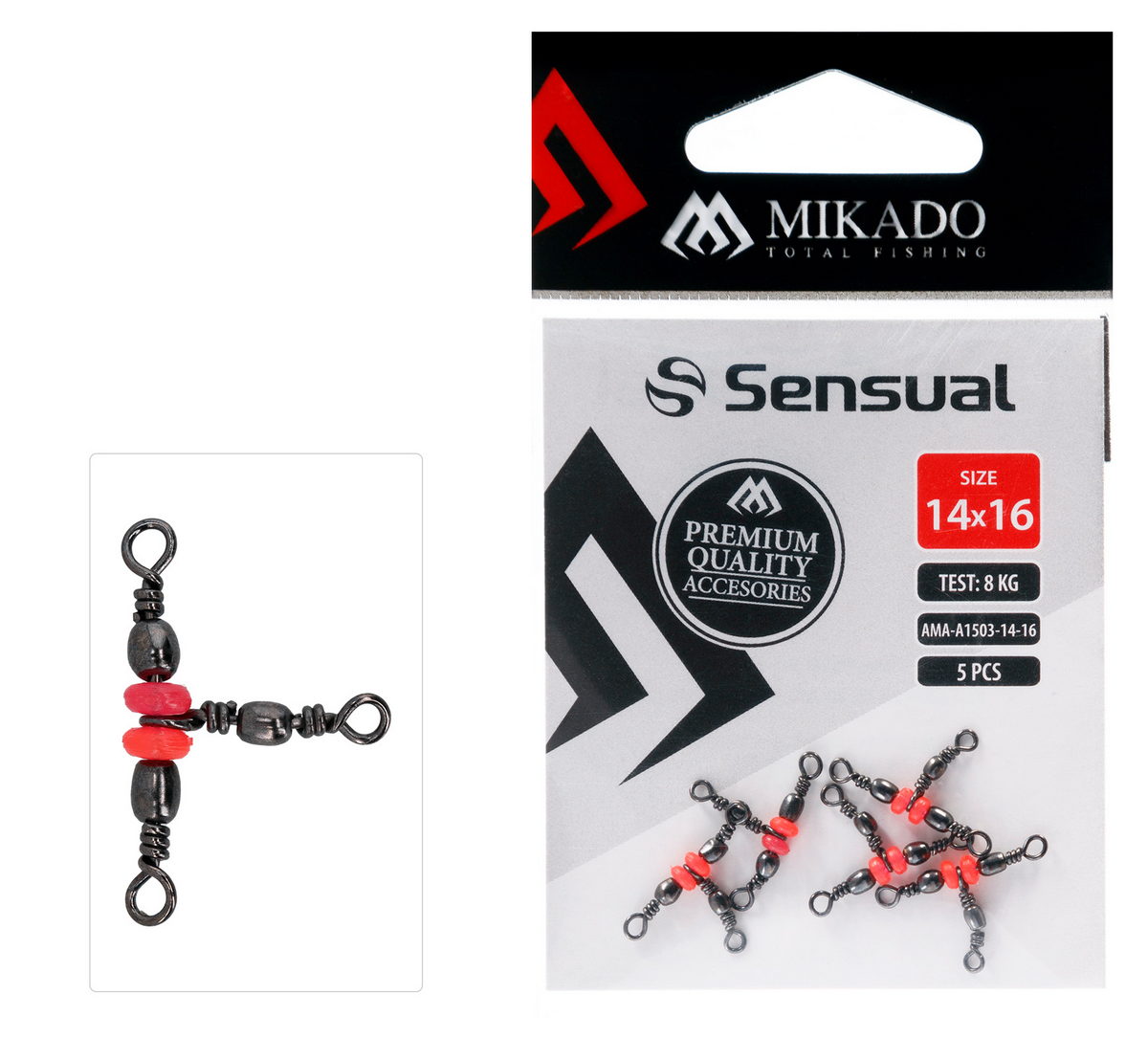 MIKADO Tönnchenwirbel - Kreuz Mit Perlen - Größe 10/12 BN - 5st MIKADO Tönnchenwirbel - Kreuz Mit Perlen - Größe 10/12 BN - 5st