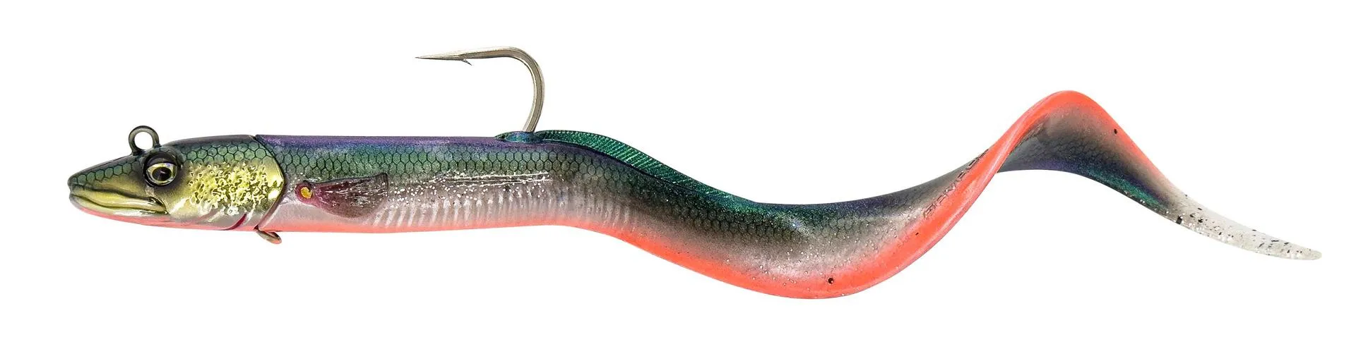 Savage Gear CONGER EEL 13CM 50G FIREBELLY Gummifische,Twister