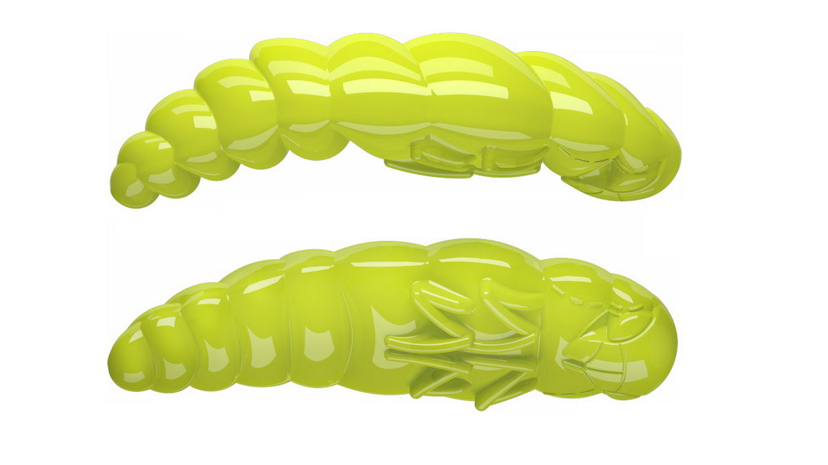 LIBRA LURES Largo 35 Cheese 040-black 10st, Forellenköder, schwimmend und aromatisiert — 3.00 Hot Yellow Krill