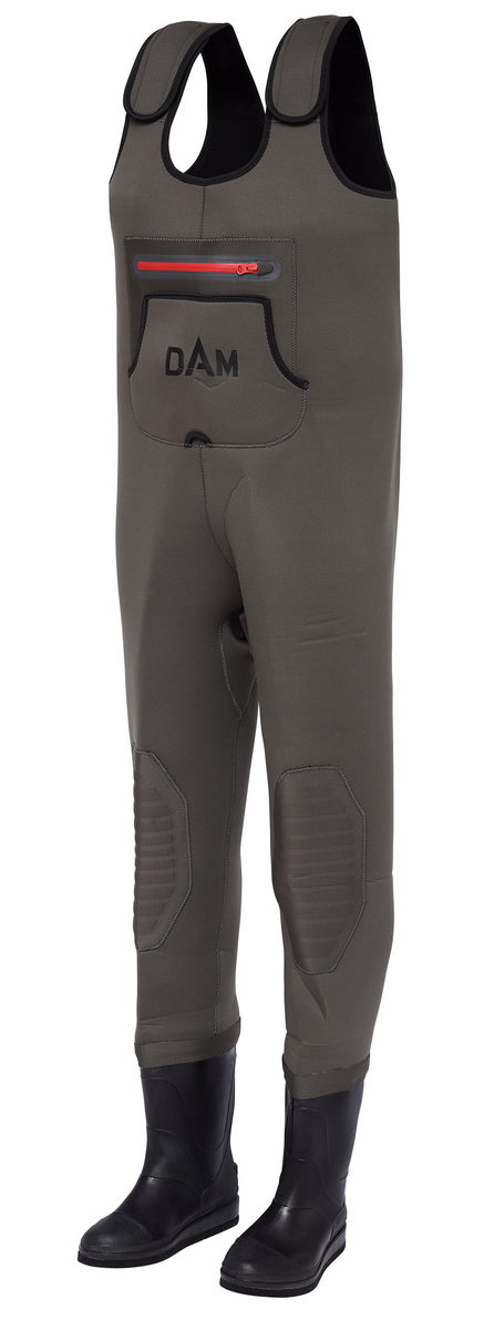 DAM Breakpoint Neoprene Wader Bootfoot Cleated XL 44/45-9/10 Gre DAM Breakpoint Neoprene Wader Bootfoot Cleated XL 44/45-9/10 Gre