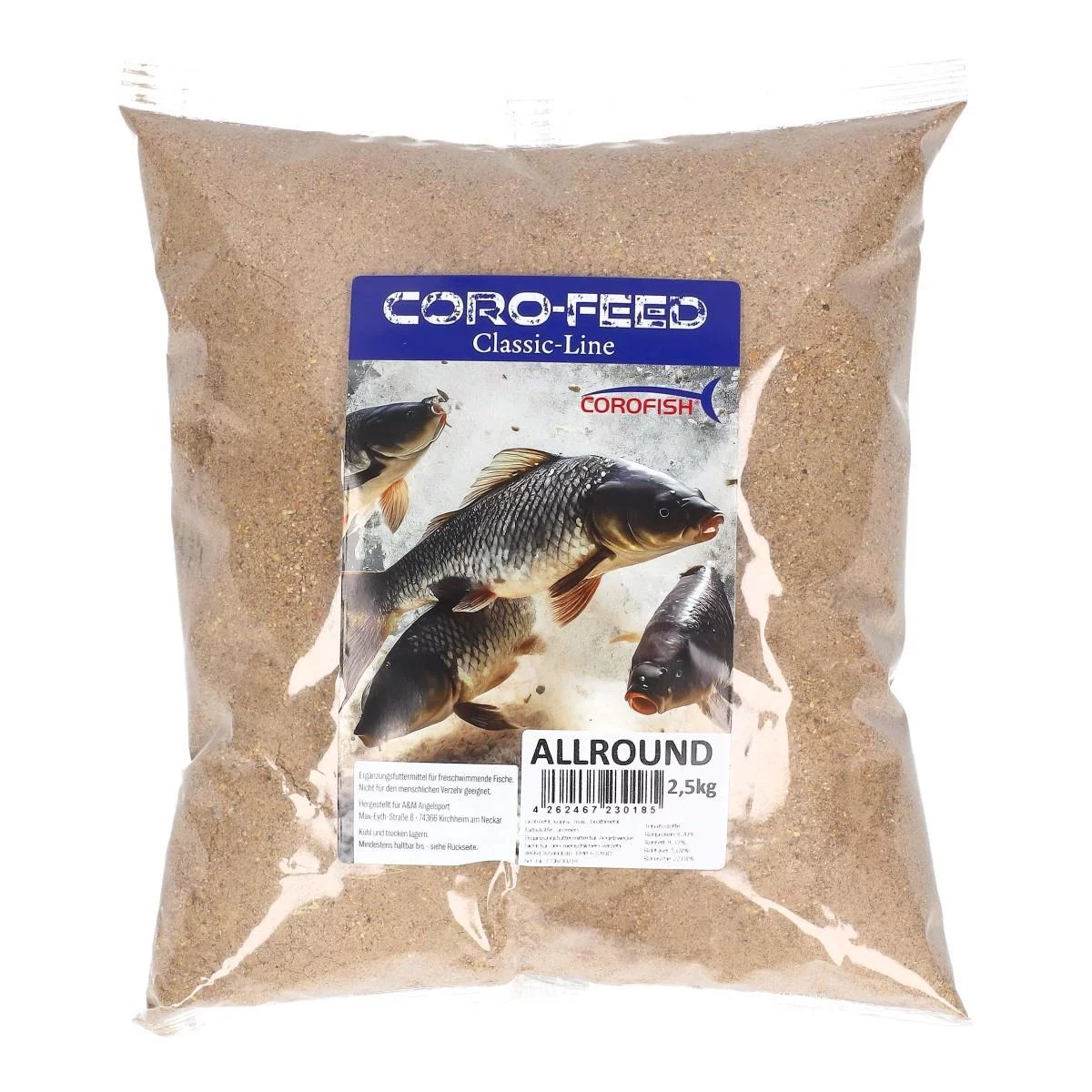 COROFISH Grundfutter Feed Classic Line 2,5Kg Angelfutter Gru