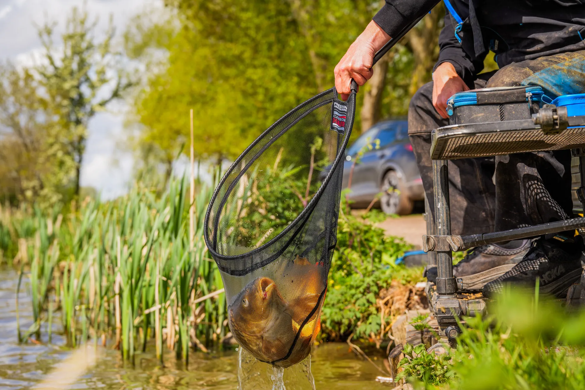PRESTON Carbon Hair Mesh Landing Net 18" weitere Ansicht