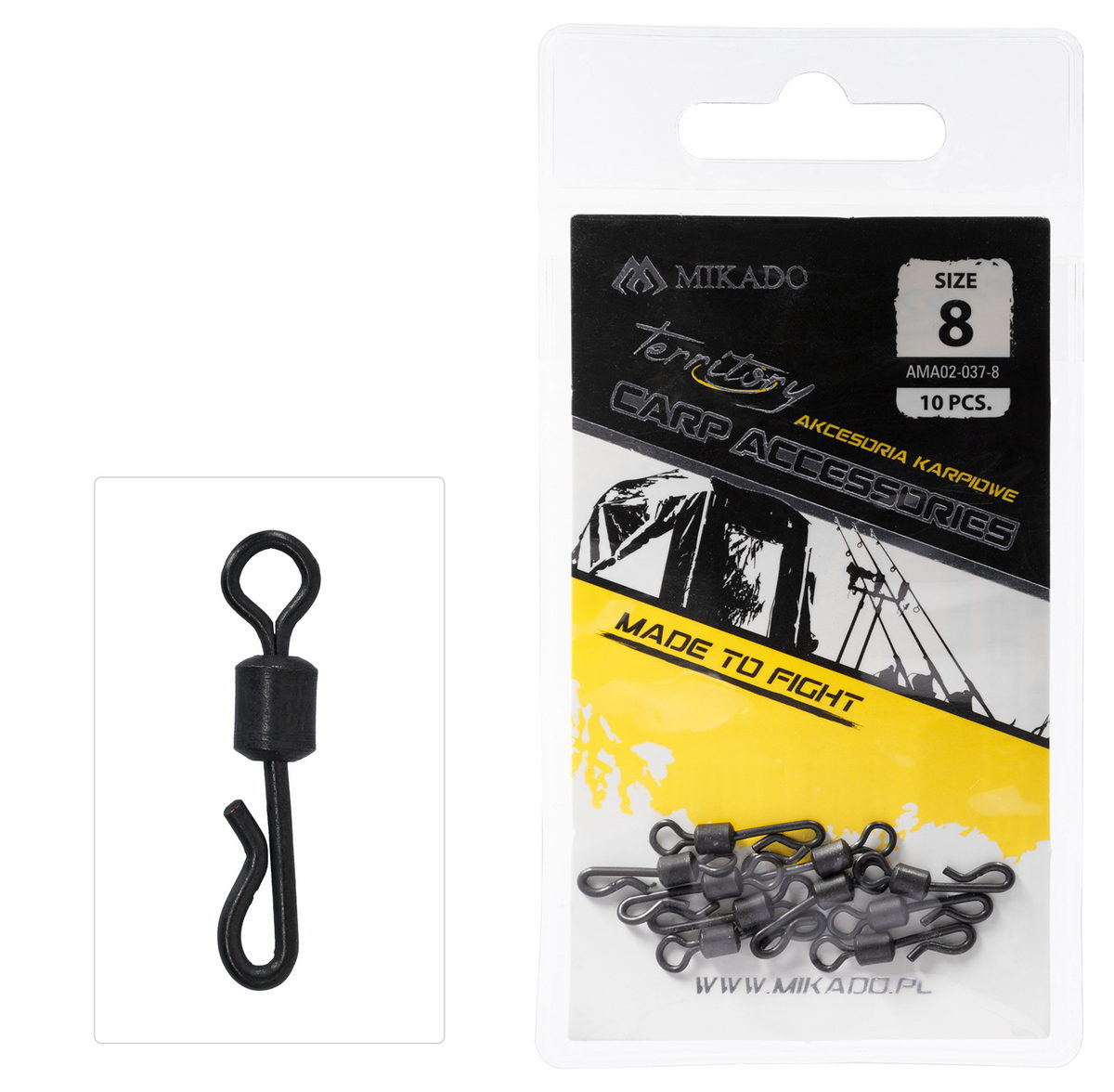 MIKADO Quick Change Wirbel Nr. 8 - 10st MIKADO Quick Change Wirbel Nr. 8 - 10st