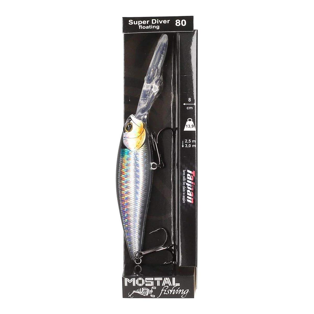 TAIPAN Super Diver Real Shad 80mm