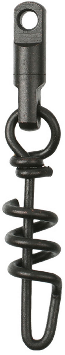 MIKADO Powerwirbel Easysnap Größe 4 - 90kg Schwarz Matt - 5st