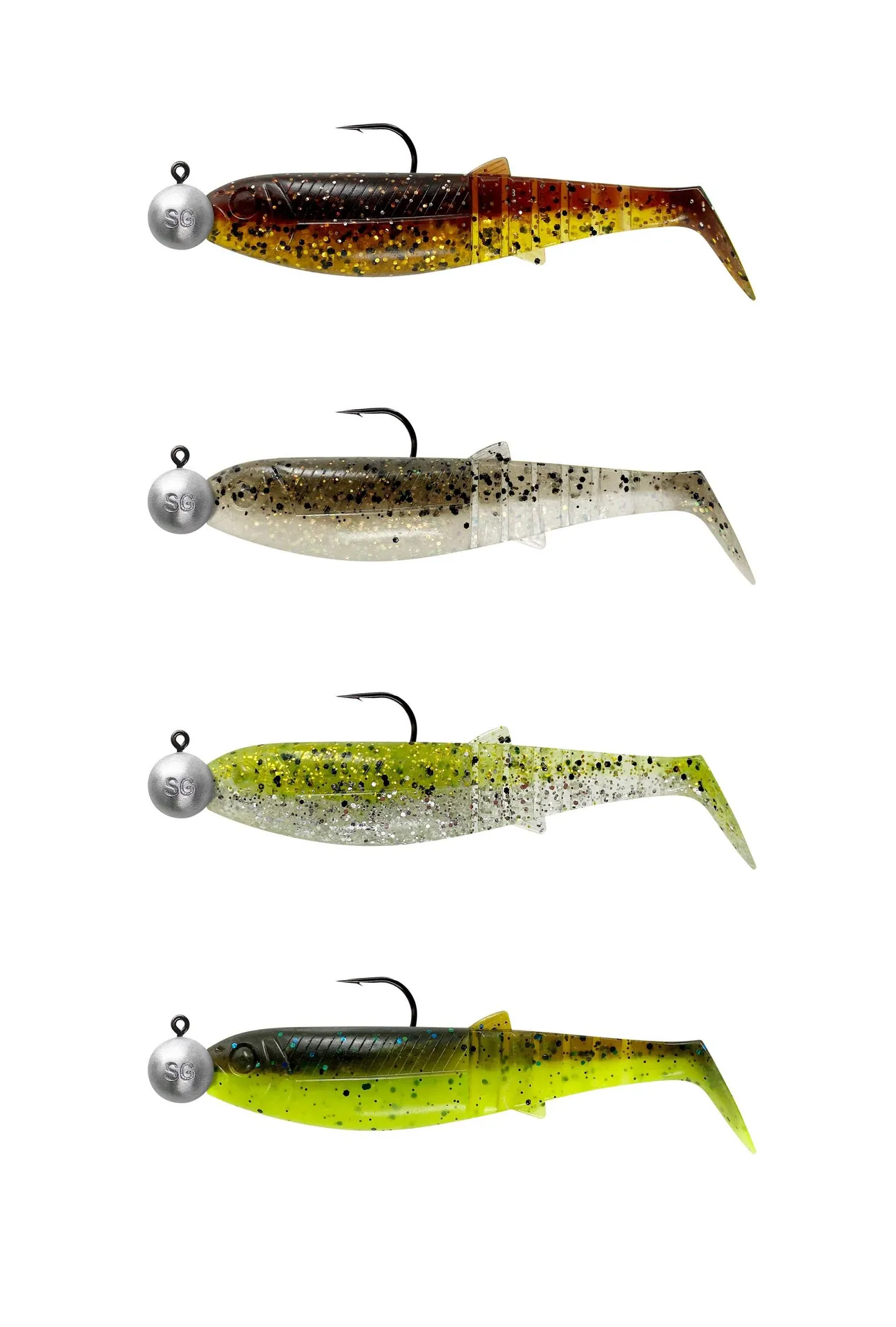 Savage Gear CANNIBAL SHAD 6.8CM 3G CW MIX 4P4PCS Gummifische,Twister