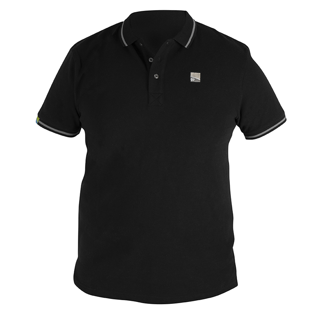PRESTON Black Polo - XL PRESTON Black Polo - XL