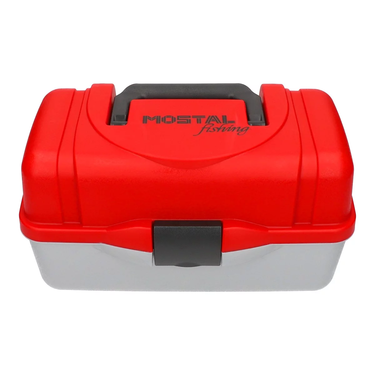 Mostal Gerätekiste 35,5 x 20 x 19cm 2-lagig Angelkoffer Angelkiste