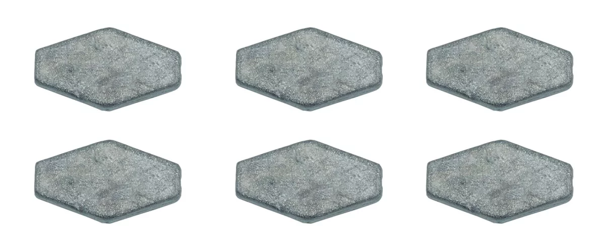 COROFISH Sechskantblei mit Loch 10g 4st