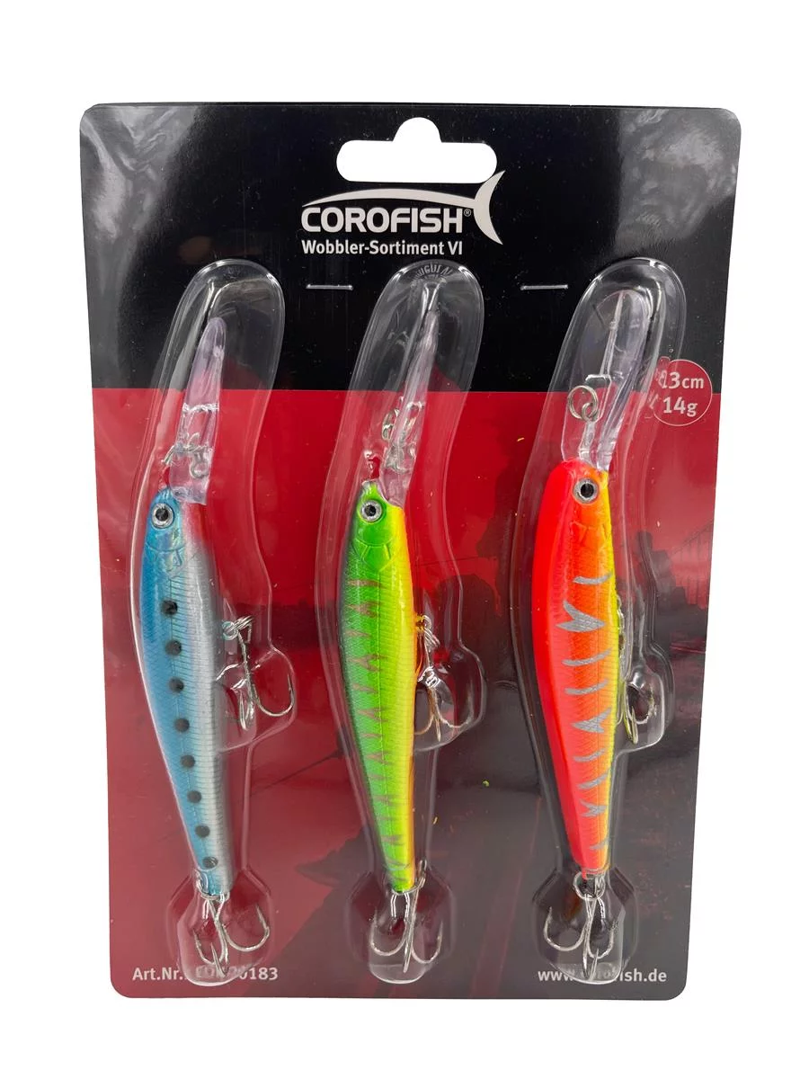 COROFISH Wobbler Sortiment 13cm 3st