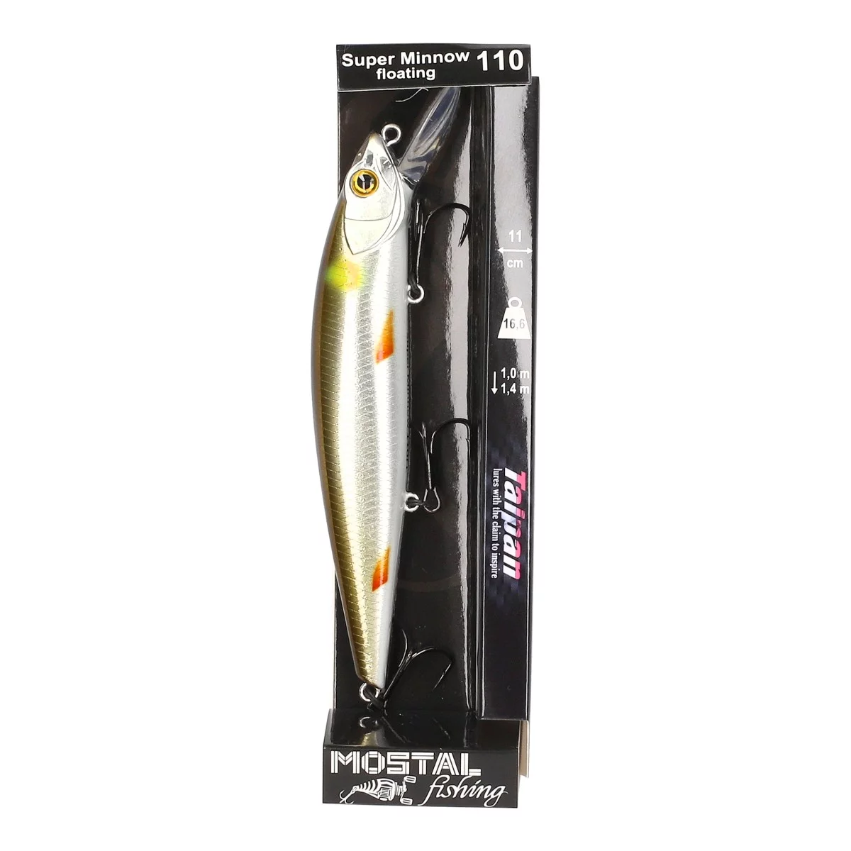 TAIPAN Super Minnow Ayu Metallic 110mm