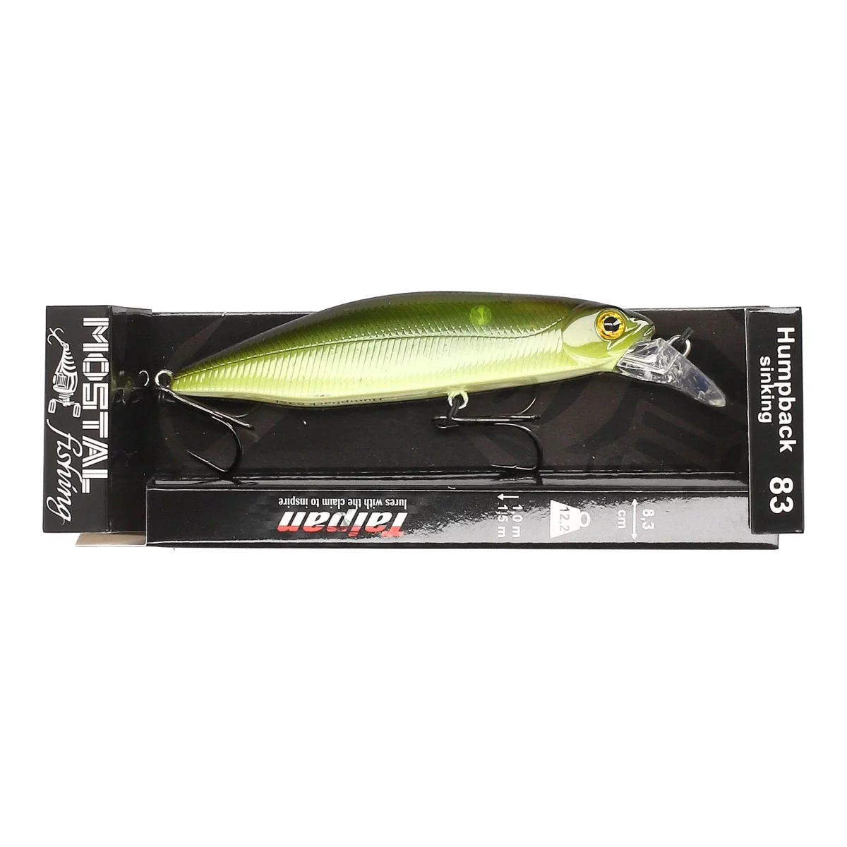 TAIPAN Humpback Green Shad 83mm