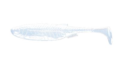 LIBRA LURES Kraken Shad 75 Fish 020-Electro 8st, Forellenköder, schwimmend und aromatisiert — 5.00 Blue Pearl Fish