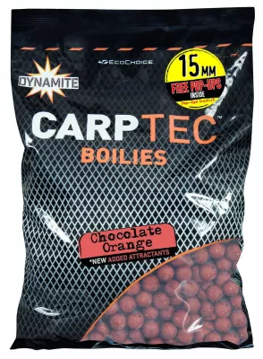 Dynamite Baits Carptec Boilies Krill & Crayfish 20mm 300g — 15.0 1800 Chocolate Orange