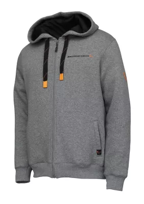 SAVAGE-GEAR Classic Zip Hoodie M Grey Melange — S Grey