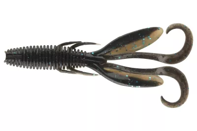 DAIWA Steez Hog black shrimp head 5.6cm 10Stk. Gummikrebs — 5.60 blue crawfish