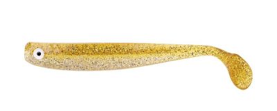 ZECK Zander Gummi 9cm Nachtschatten - 3 pcs — 16.0 Goldglitter