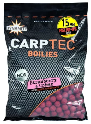 Dynamite Baits Carptec Boilies Krill & Crayfish 20mm 300g — 15.0 1800 Strawberry Creme