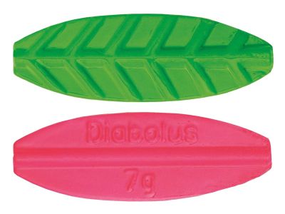 KINETIC Diabolus Inline 7g Blue/Yellow Inlineblinker — grün-pink 7.00