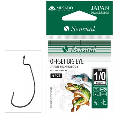 MIKADO Offset Big Eye Nr. 2/0 BN - 4st — 5/0