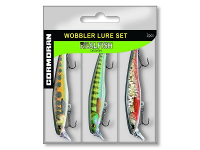 CORMORAN "Baby Brown Trout Design" Lure Set 5.0/5.5/6.5cm 3Stk. — mix 2