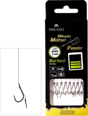 MIKADO Methode Feeder Rig Gummiband 4 Geflochten 0.16mm/10cm - 8st — Speer 12
