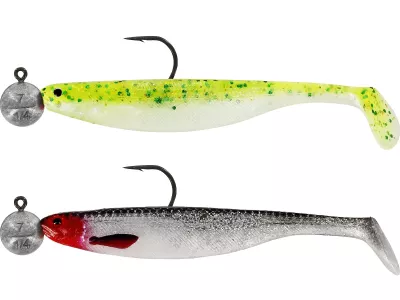 Westin ShadTeez Slim 12cm R 'N R 10g #6/0 2pcs Dark Water Mix 1 - Gummifisch — 10.0 Dark Water Mix 2