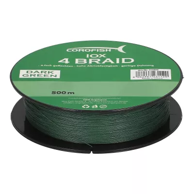 COROFISH IOX 4 Braid 0.15mm Multicolor 500m 8.90kg — 500 dark green 0.30