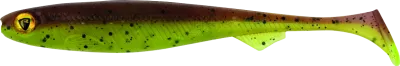 FOX RAGE Slick Shad Ultra UV 7cm / 2.75" Lemontiger x 5 — 7.00 Green Pumpkin