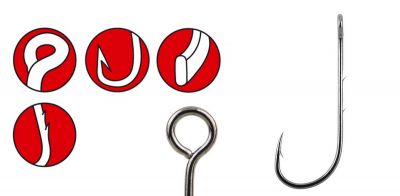 GAMAKATSU Single Hook 31 Größe 4 — 4
