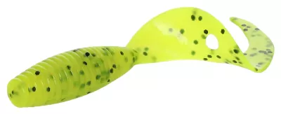 MIKADO Köder - Twister 38mm/ Salty Carmel - 10st — 3.80 Chartreuse Pepper