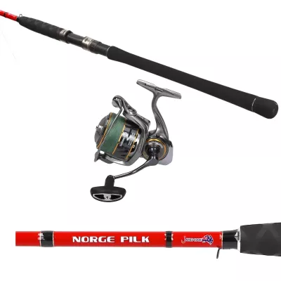 Norge Pilk 2,40m 2pcs 120g Seafisher 4000 Braid inklusive 0,20 mm IOX 8X Braid Pilk Combo — Pilk 120 2.40