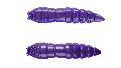 LIBRA LURES Kukolka 27 Cheese 040-black 15st, Forellenköder, schwimmend und aromatisiert — 2.70 Purple Glitter Cheese