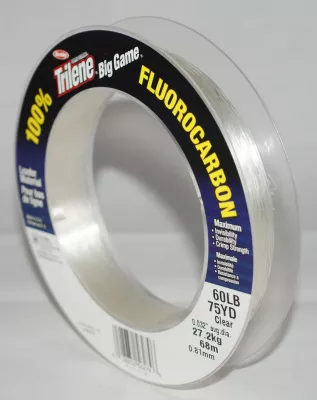 BERKLEY Big Game Fluorocarbon Leaders Clear 0.56mm 91m 13.6kg — 91.0 Clear 0.46