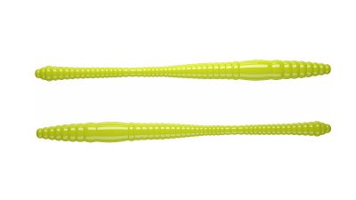 LIBRA LURES Dying Worm 80 Cheese 038-brown 12st, Forellenköder, schwimmend und aromatisiert — 7.00 Hot Yellow Exotic Fruits