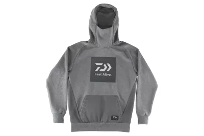 DAIWA D-Vec Hoodie Feel Alive grau #M Kapuzenpullover grau — Feel Alive XXL