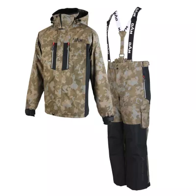 DAM Xtherm 2 Pro Winter Suit Breathable M Black/Camo — M Black/Camo