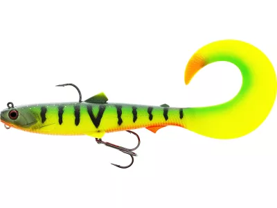 Westin Bullteez Curltail R2F 16cm 35g Headlight 1st Sinking - Gummifisch — 16.0 Tiger Perch