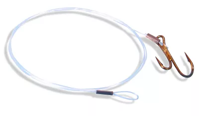 SÄNGER Fluorocarbon Rig m. Ryderhak. Gr.2/0,32mm/55cm — 1/0 0.35