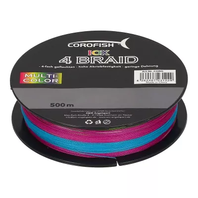 COROFISH IOX 4 Braid 0.15mm Multicolor 500m 8.90kg — 500 multicolor 0.30