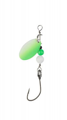 BALZER Trout Attack Micro Spinner UV grün 3,5cm 1g — grün-weiss