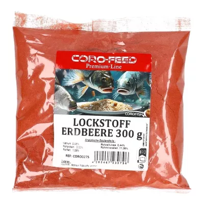 COROFISH Premium Line Lockstoff Brassen 300g — Erdbeere
