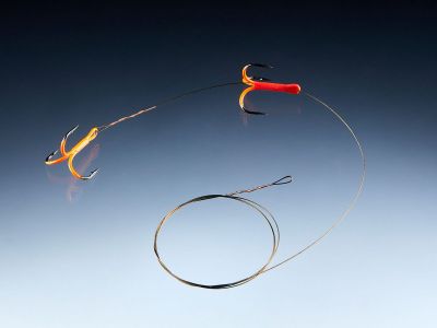 BALZER MK Adventure Makrelen/Herings System mit Fluo-orangenen Dril — 2