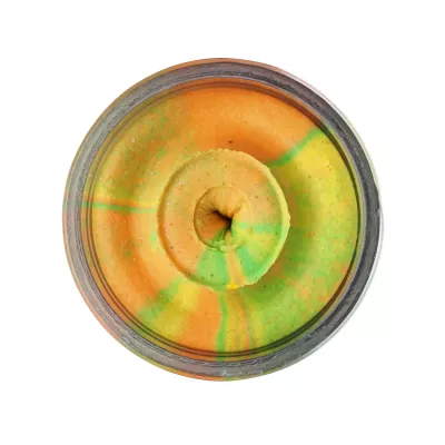 BERKLEY PowerBait Glitter Trout Dough Black Orange Glitter — Rainbow Glitter