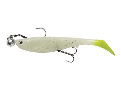 KINETIC Playboy R2F 130mm 25g Transparent Darkness 2st Gummifische Softbaits — 13.0 Green Fizz