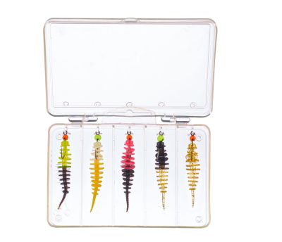 BALZER Trout Collector Sortiment mit Tungstenhaken Mix 1 Knoblauch 5cm — mix 1 Knoblauch
