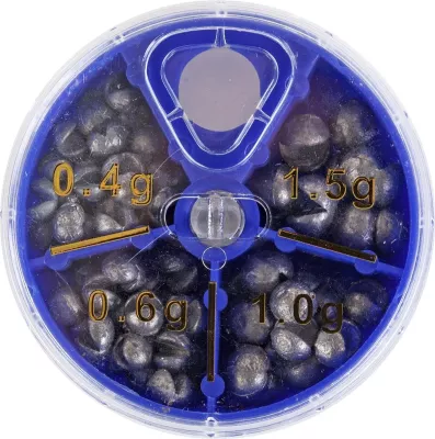 COROFISH Schrotblei 65g Dose 0,4-1,5g Sortiment SB1 — 65g