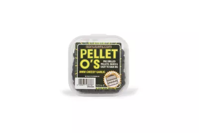 SONUBAITS Pellet O'S 14mm Spicy Sausage 120g — 8.00 Cheesy Garlic