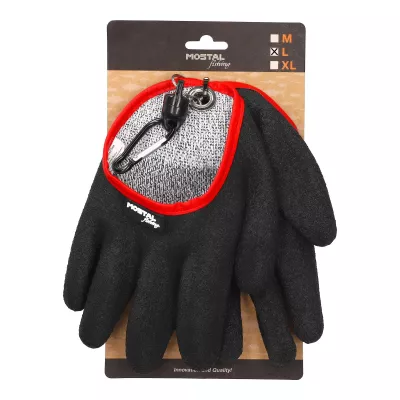MOSTAL Handy Catching Gr. M 1 Paar Fishing Glove Landehandschuh — L