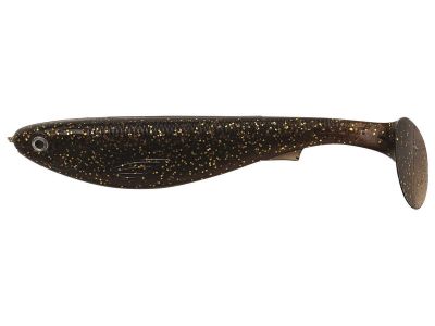 KINETIC Playboy 70mm 4g Spring 1st Gummifische Softbaits — 7.00 Black Glitter